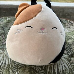 Squishmallows Tan and Black Kids mini backpack